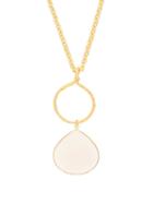 Matchesfashion.com Sylvia Toledano - Eclipse Rose Quartz Pendant Necklace - Womens - Pink Multi