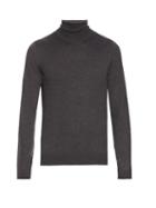 Maison Margiela Roll-neck Long-sleeved Wool Sweater