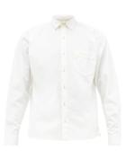 Matchesfashion.com Jacquemus - Simon Logo-embroidered Cotton-poplin Shirt - Mens - White