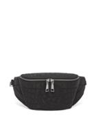 Versace Crocodile-texture Logo Belt Bag