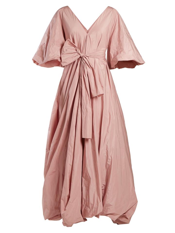 The Row Leegan Tie-waist Taffeta Gown
