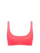 Matchesfashion.com Jade Swim - Rounded Edges Bikini Top - Womens - Pink