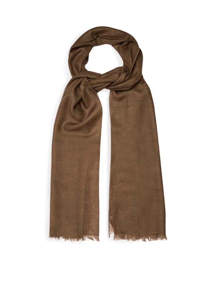 Lanvin Frayed-edge Wool-blend Scarf