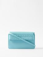 Chlo - Mony Mini Leather Cross-body Bag - Womens - Light Blue