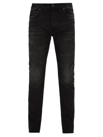 Valentino Stonewashed Slim-fit Jeans