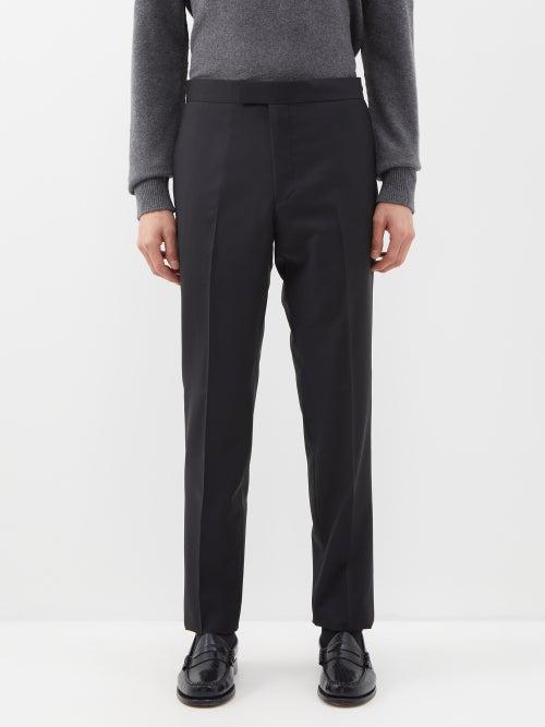 Paul Smith - Wool-blend Slim-leg Trousers - Mens - Black