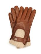Gucci Leather And Cashmere Gloves