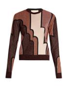 Roksanda Charcot Colour-blocked Lam Sweater