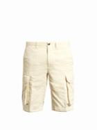 Incotex Cargo-pocket Cotton And Linen-blend Shorts