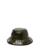 Matchesfashion.com Marques'almeida - Patent Leather Bucket Hat - Womens - Green