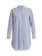 Matchesfashion.com M.i.h Jeans - Striped Cotton Shirt - Womens - Blue White