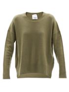 Allude - Cashmere Sweater - Womens - Khaki