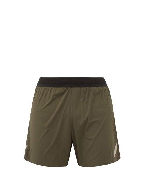 Soar - Dual Run 3.0 Two-in-one Running Shorts - Mens - Green
