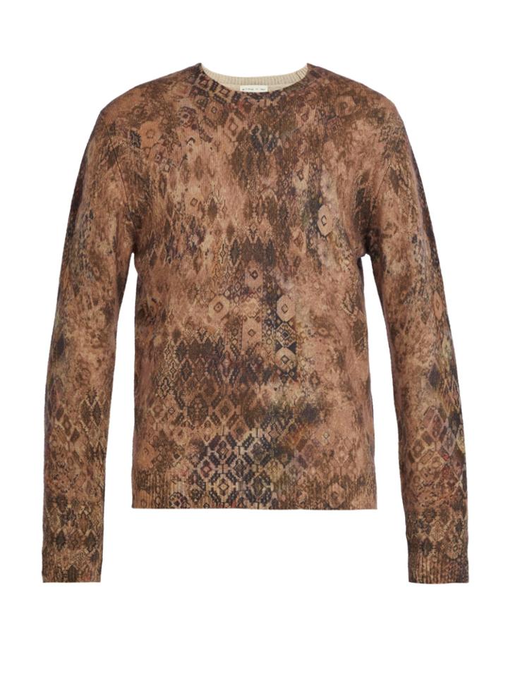 Etro Vintage-print Wool Sweater