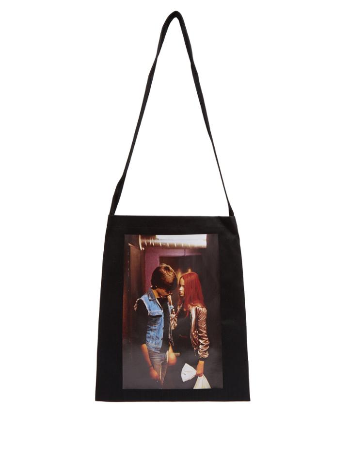 Raf Simons Christiane F. Denim Tote Bag