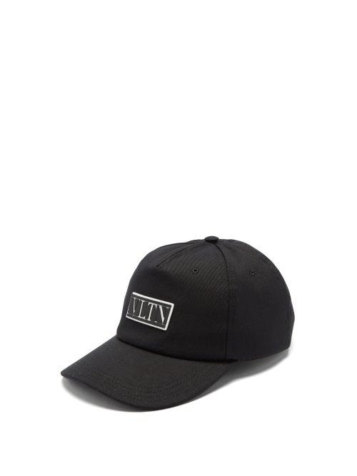 Matchesfashion.com Valentino Garavani - Vltn Canvas Cap - Mens - Black