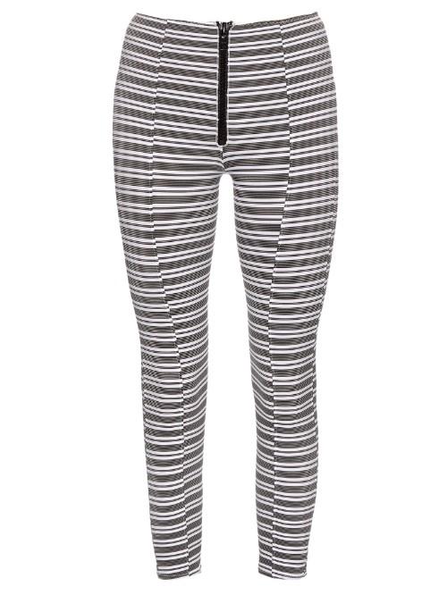 Lisa Marie Fernandez Hannah Striped Performance Leggings