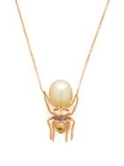 Matchesfashion.com Daniela Villegas - The Sun King Sapphire, Pearl & 18kt Gold Necklace - Womens - Gold
