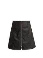 Matchesfashion.com Paco Rabanne - Mid Rise Rubber Mini Skirt - Womens - Black