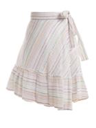 Apiece Apart Tamarind Cotton-blend Asymmetric Wrap Skirt