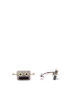 Matchesfashion.com Paul Smith - Robot Metal And Glitter-resin Cufflinks - Mens - Black