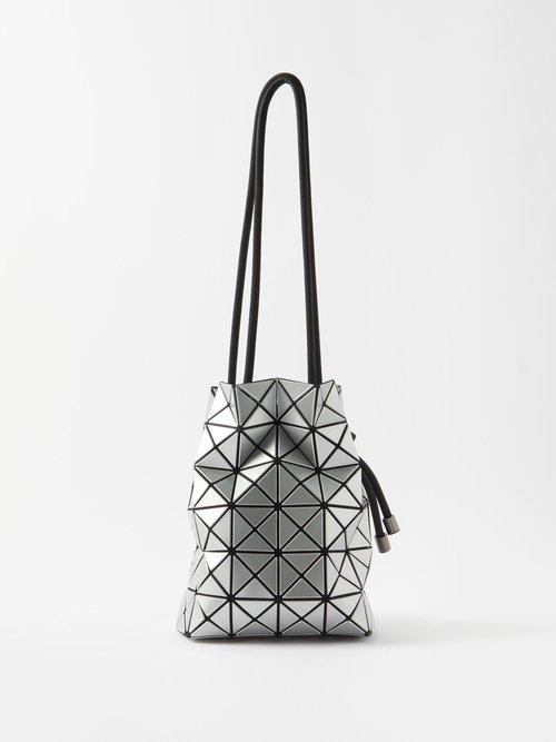 Bao Bao Issey Miyake - Wring Drawstring Pvc Bucket Bag - Womens - Silver