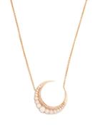 Matchesfashion.com Jacquie Aiche - Diamond, Opal & Rose Gold Necklace - Womens - White