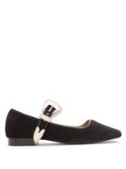 Toga Faux-fur Mary-jane Ballet Flats