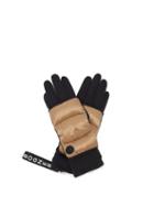 Matchesfashion.com Bogner - Bogner Quilted Technical-shell Gloves - Womens - Dark Beige