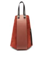 Matchesfashion.com Loewe - Hammock Extra-large Suede And Leather Tote Bag - Womens - Dark Red