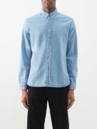 Oliver Spencer - Brook Buttoned-down Denim Shirt - Mens - Light Indigo
