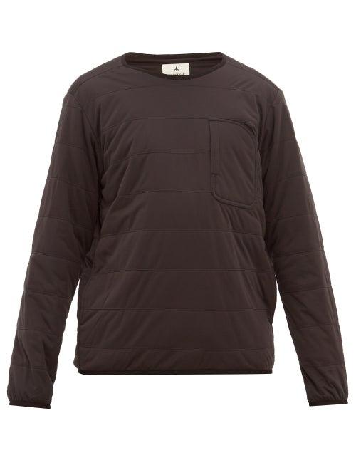 Matchesfashion.com Snow Peak - Flex Insulated Pullover Sweatshirt - Mens - Black