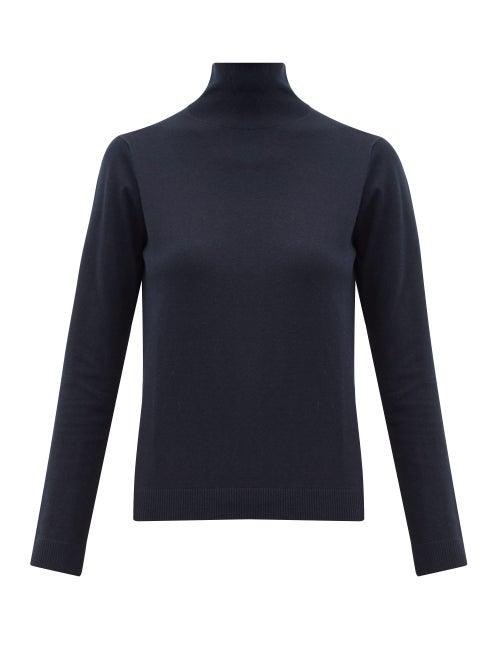 Matchesfashion.com Weekend Max Mara - Feluca Sweater - Womens - Navy