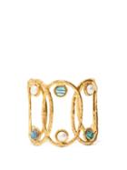 Matchesfashion.com Sylvia Toledano - Jackie Pearl And Abalone Gold-plated Cuff - Womens - Pearl