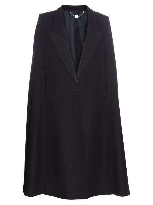 Stella Mccartney Becker Oversized Tuxedo Cape