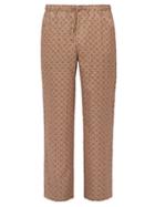 Matchesfashion.com Needles - String Arrow Elasticated Waist Satin Trousers - Mens - Pink