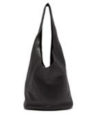 The Row - Bindle Three Leather Shoulder Bag - Womens - Black