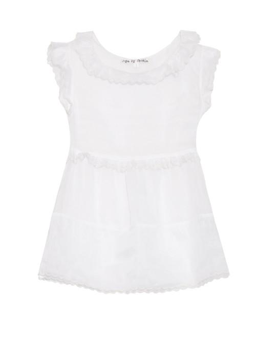 Jupe By Jackie Stein Cotton-organza Top