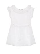 Jupe By Jackie Stein Cotton-organza Top