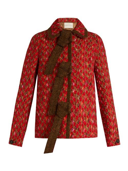Marco De Vincenzo Wool-blend Tweed Jacket