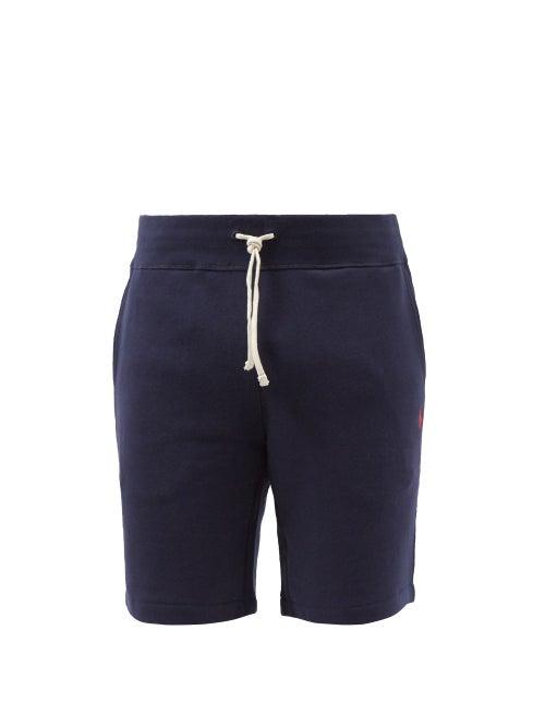 Polo Ralph Lauren - Logo-embroidered Cotton-blend Jersey Shorts - Mens - Navy