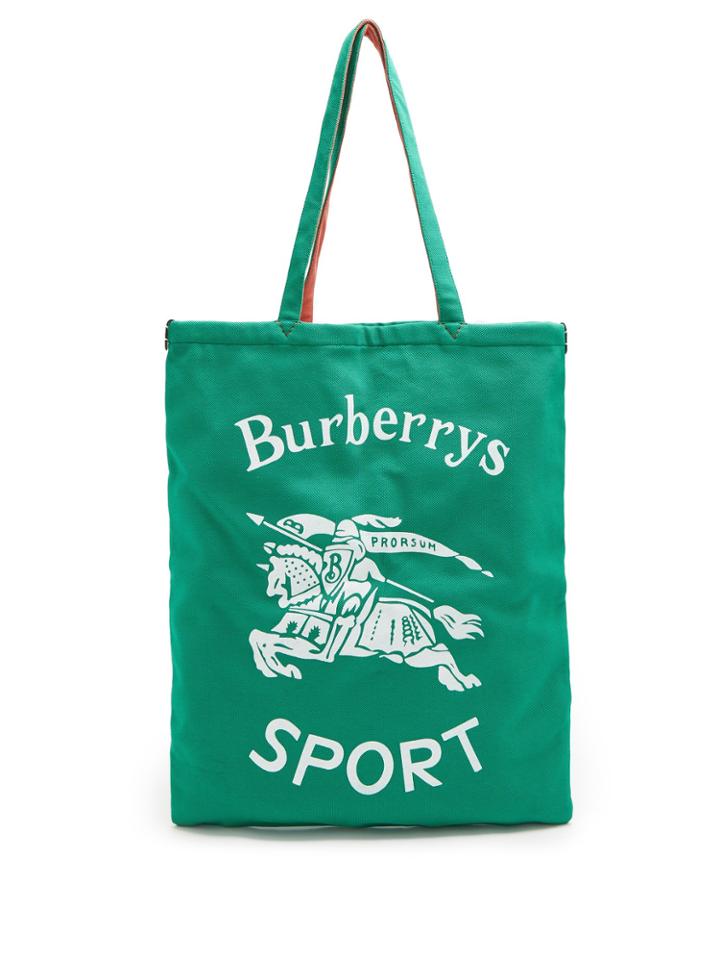 Burberry Unisex Logo-print Tote Bag