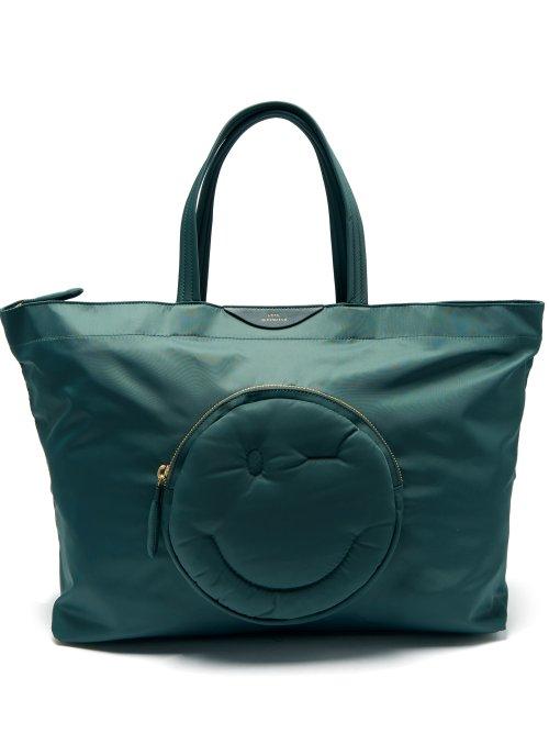 Matchesfashion.com Anya Hindmarch - Chubby Wink Weekend Bag - Womens - Dark Green