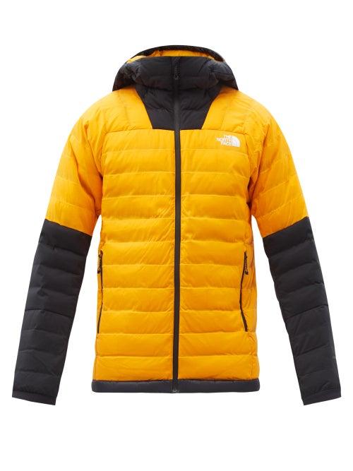 Matchesfashion.com The North Face Summit Series - Summit Series L3 50/50 Hooded Down Jacket - Mens - Black Yellow