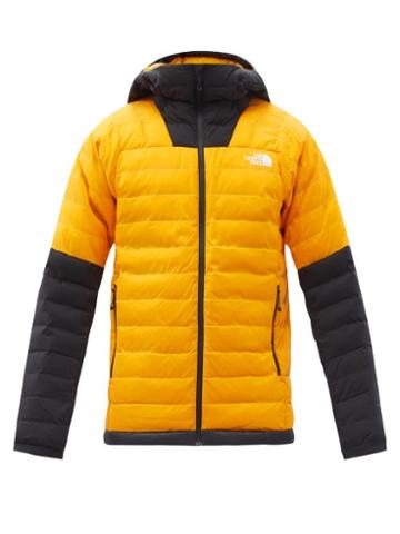 Matchesfashion.com The North Face Summit Series - Summit Series L3 50/50 Hooded Down Jacket - Mens - Black Yellow