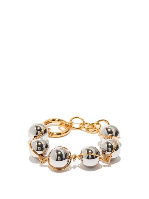 Ladies Jewellery Jil Sander - Chunky Convex-link Bracelet - Womens - Gold