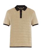 Matchesfashion.com Rag & Bone - Finn Knitted Polo Top - Mens - Gold