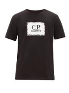 Matchesfashion.com C.p. Company - Logo Print Cotton T Shirt - Mens - Black