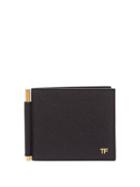 Tom Ford - T Line Rialto-leather Bi-fold Wallet - Mens - Black