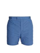 Matchesfashion.com Frescobol Carioca - Tailored Copacabana Print Swim Shorts - Mens - Navy Multi